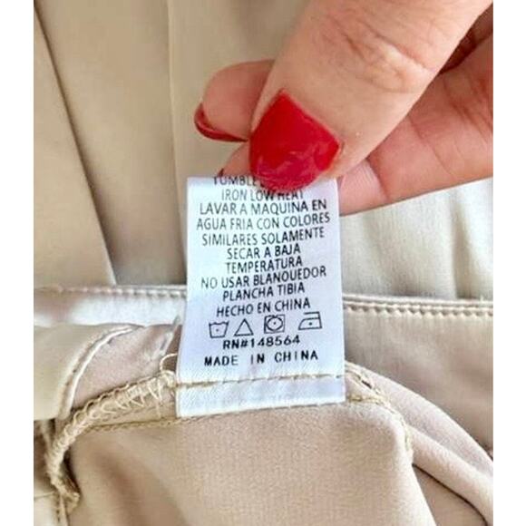 AKIRA Hansel Mocha Satin Palazzo Pant Women's sz. S - Picture 10 of 10